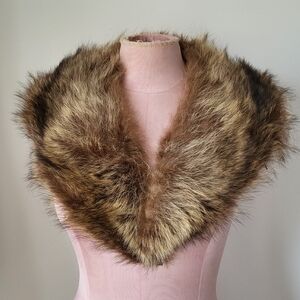 Vintage Real Fur Collar Stole SOURCED SECONDHAND